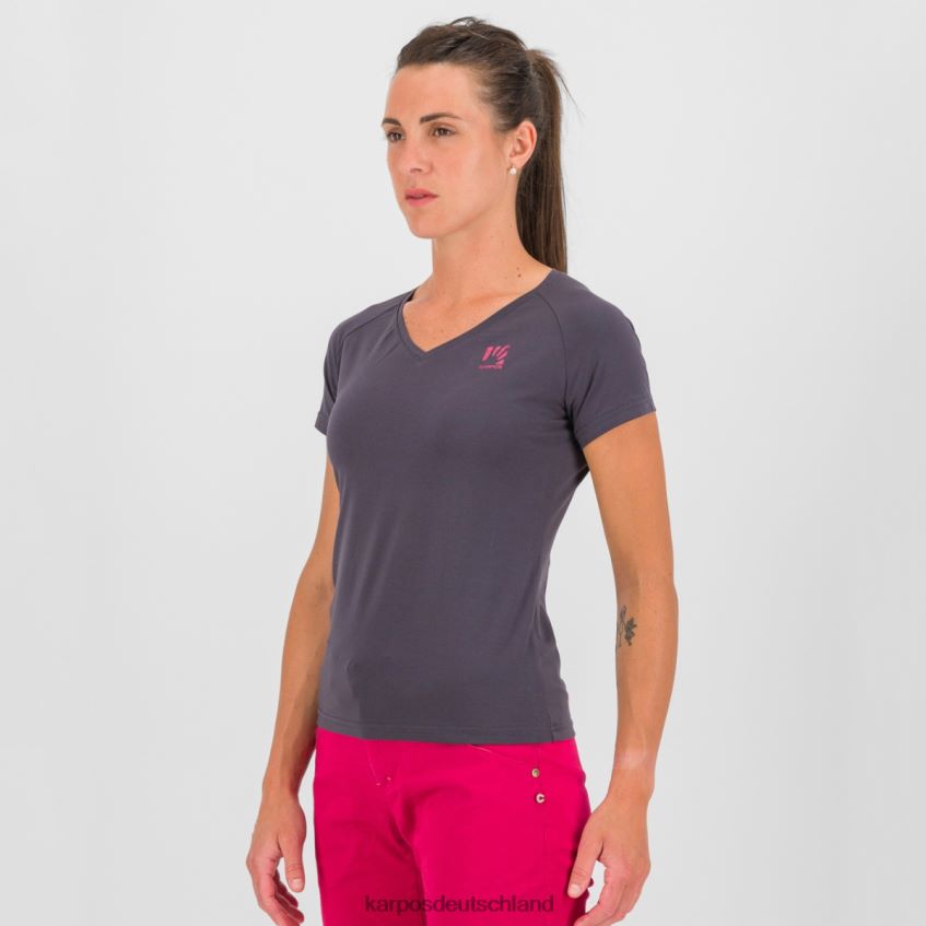 T-Shirt| de Karpos Frauen Genzianella mit T-Shirt Ombre-Blau ZV820Z1367