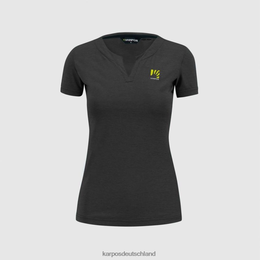 T-Shirt| de Karpos Frauen K-Performance T-Shirt m Schwarz ZV820Z1263