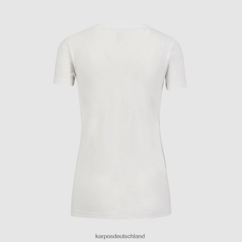 T-Shirt| de Karpos Frauen Kalip W T-Shirt helles Weiss ZV820Z1346