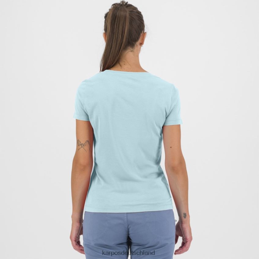 T-Shirt| de Karpos Frauen Krokus mit T-Shirt Aquamarin ZV820Z1332