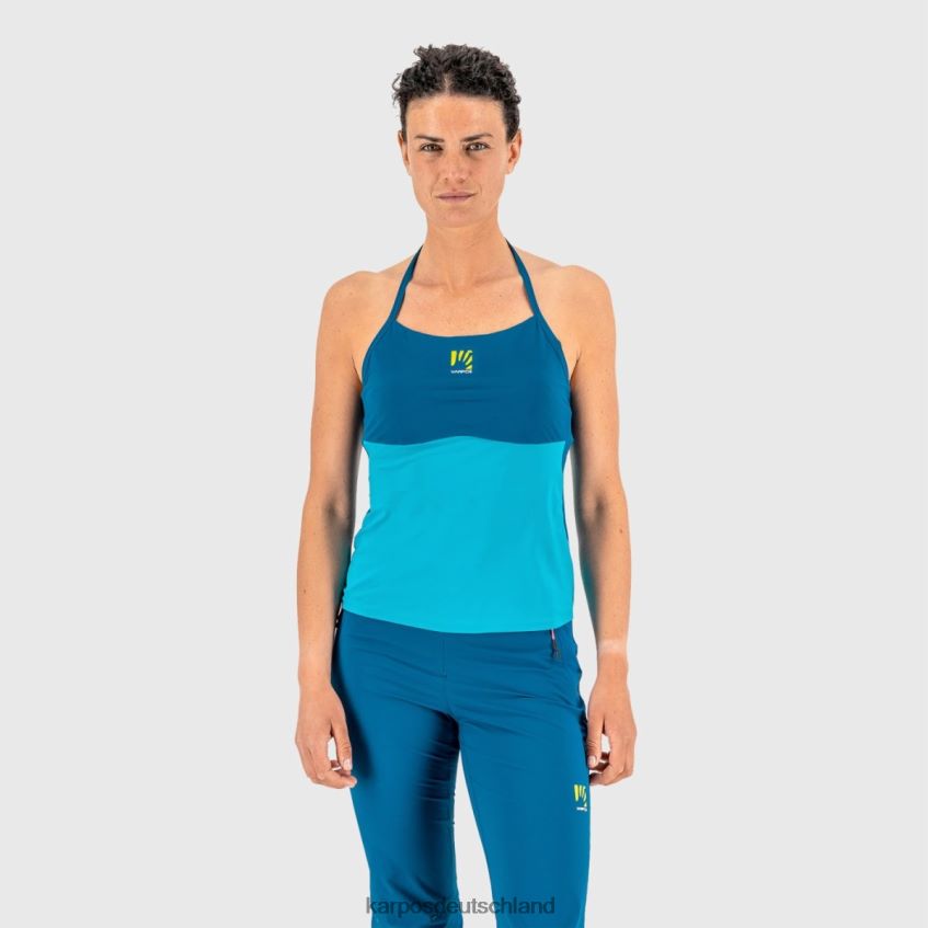 T-Shirt| de Karpos Frauen Lässiges Sun-W-Top Kabarett/Himbeerstrahl ZV820Z1338