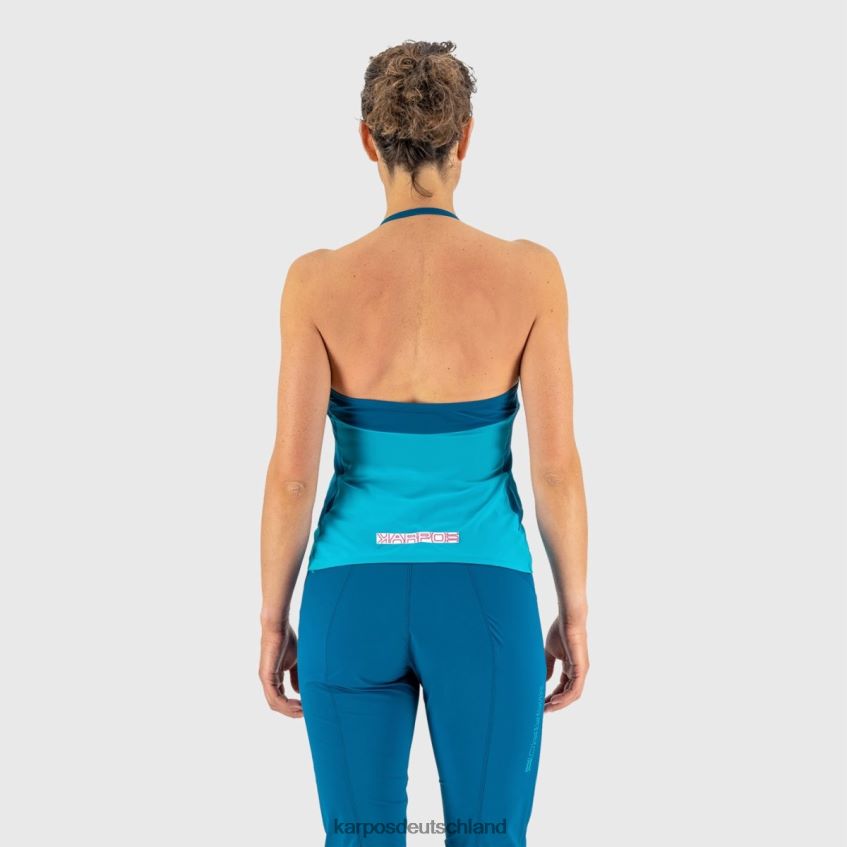 T-Shirt| de Karpos Frauen Lässiges Sun-W-Top Kabarett/Himbeerstrahl ZV820Z1338