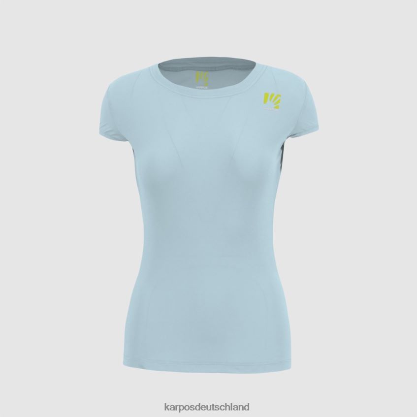T-Shirt| de Karpos Frauen Lässiges W-Trikot Aquamarin ZV820Z1293