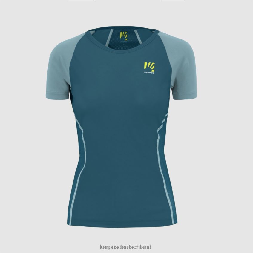 T-Shirt| de Karpos Frauen Lavaredo Evo W Trikot Korsar/Adriablau ZV820Z1258