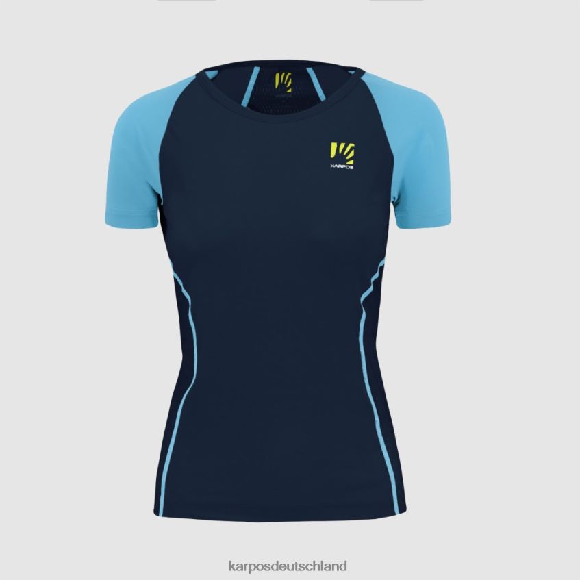 T-Shirt| de Karpos Frauen Lavaredo Evo W Trikot Sky Captain/Blue Atoll ZV820Z1255