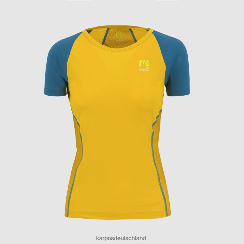 T-Shirt| de Karpos Frauen Lavaredo Evo W Trikot Zitronencurry/Corsar ZV820Z1257