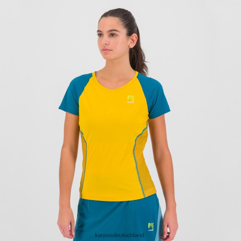 T-Shirt| de Karpos Frauen Lavaredo Evo W Trikot Zitronencurry/Corsar ZV820Z1257