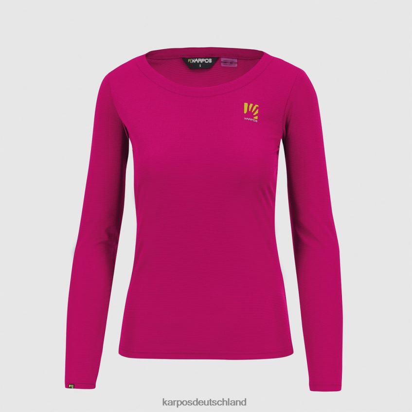 T-Shirt| de Karpos Frauen Loma mit Jersey ls Anspielung/Ombre B./Kirschen B. ZV820Z1312