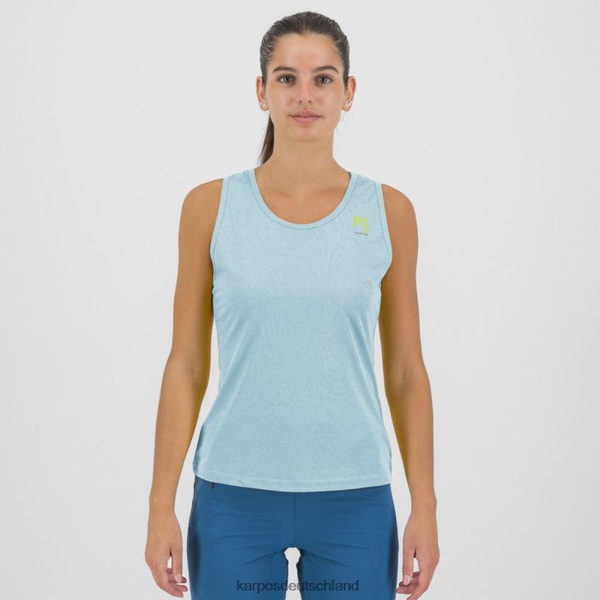 T-Shirt| de Karpos Frauen Loma mit Oberteil Aquamarin/Vintage Indigo/Spri ZV820Z1387