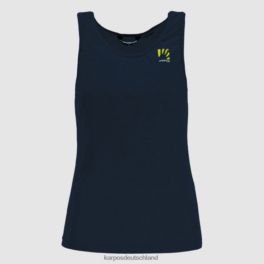 T-Shirt| de Karpos Frauen Loma mit Oberteil Sky Captain/weiß/blaues Atoll ZV820Z1383