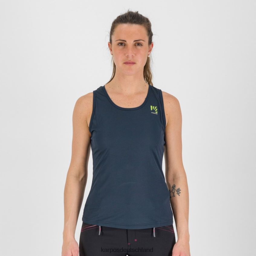 T-Shirt| de Karpos Frauen Loma mit Oberteil Sky Captain/weiß/blaues Atoll ZV820Z1383