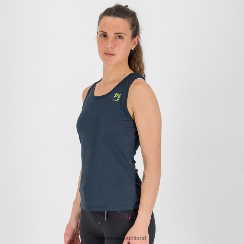 T-Shirt| de Karpos Frauen Loma mit Oberteil Sky Captain/weiß/blaues Atoll ZV820Z1383