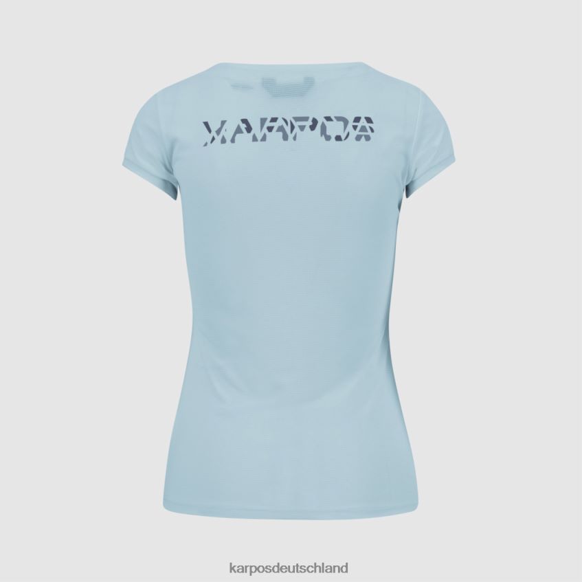 T-Shirt| de Karpos Frauen Loma mit Trikot Aquamarin/Vintage Indigo/Spri ZV820Z1374