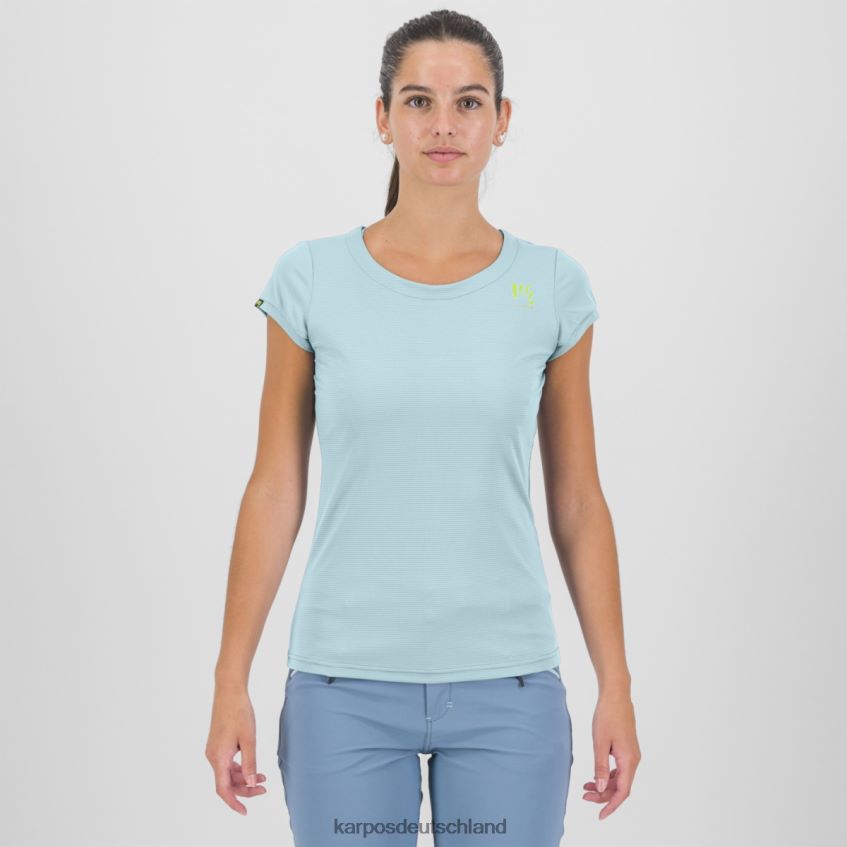 T-Shirt| de Karpos Frauen Loma mit Trikot Aquamarin/Vintage Indigo/Spri ZV820Z1374