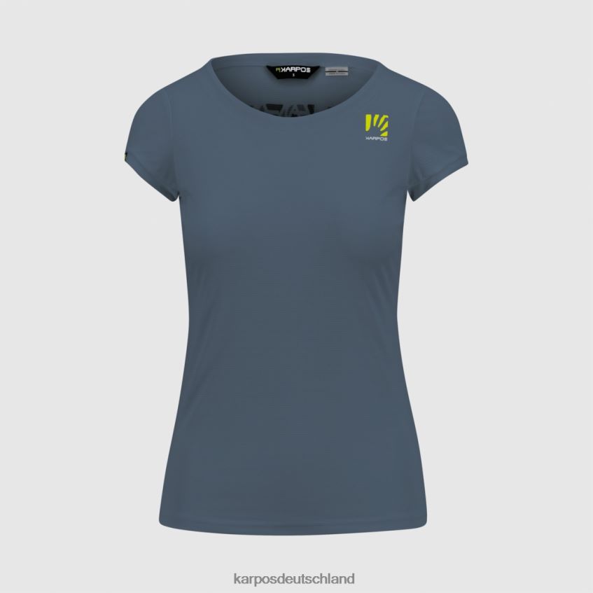 T-Shirt| de Karpos Frauen Loma mit Trikot Vintage Indigo/Schwarz/Weiß ZV820Z1379