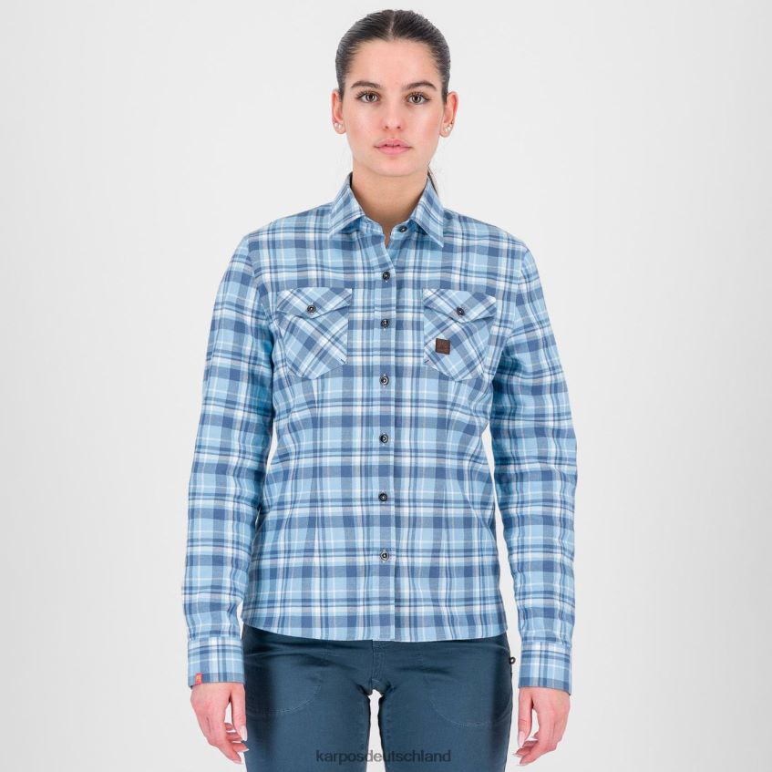 T-Shirt| de Karpos Frauen Martora W Wintershirt Bergquelle/Beringmeer ZV820Z1220