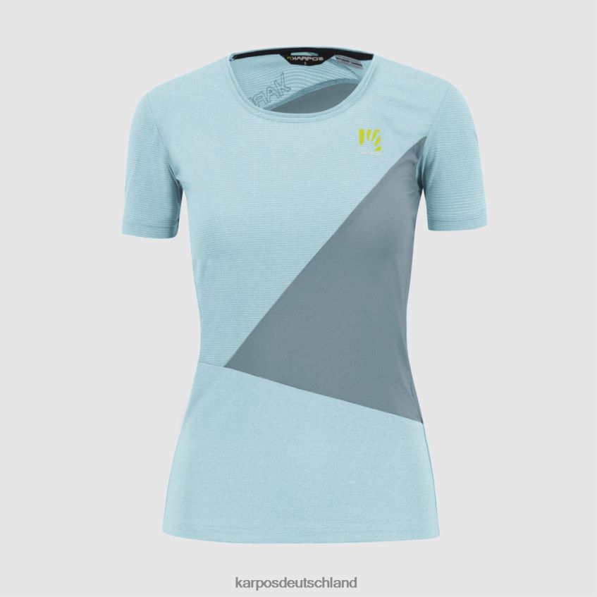 T-Shirt| de Karpos Frauen Nuvolau mit Trikot Aquamarin/Quellsee ZV820Z1283