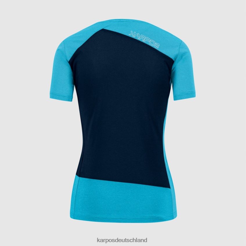 T-Shirt| de Karpos Frauen Nuvolau mit Trikot Blaues Atoll/Sky Captain ZV820Z1280