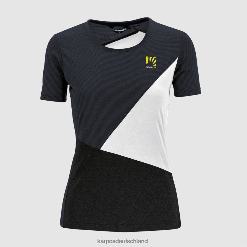 T-Shirt| de Karpos Frauen Nuvolau mit Trikot Ombre blau/weiß/schwarz ZV820Z1282