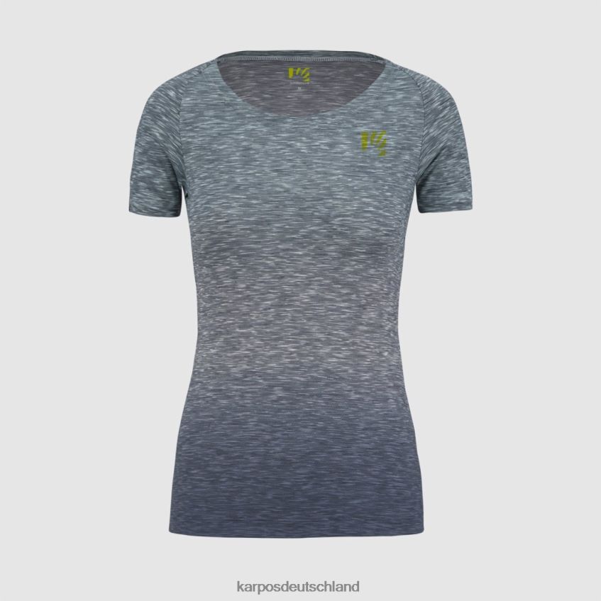 T-Shirt| de Karpos Frauen Prato Piazza mit Trikot Vintage Indigo/Aquamarin ZV820Z1270