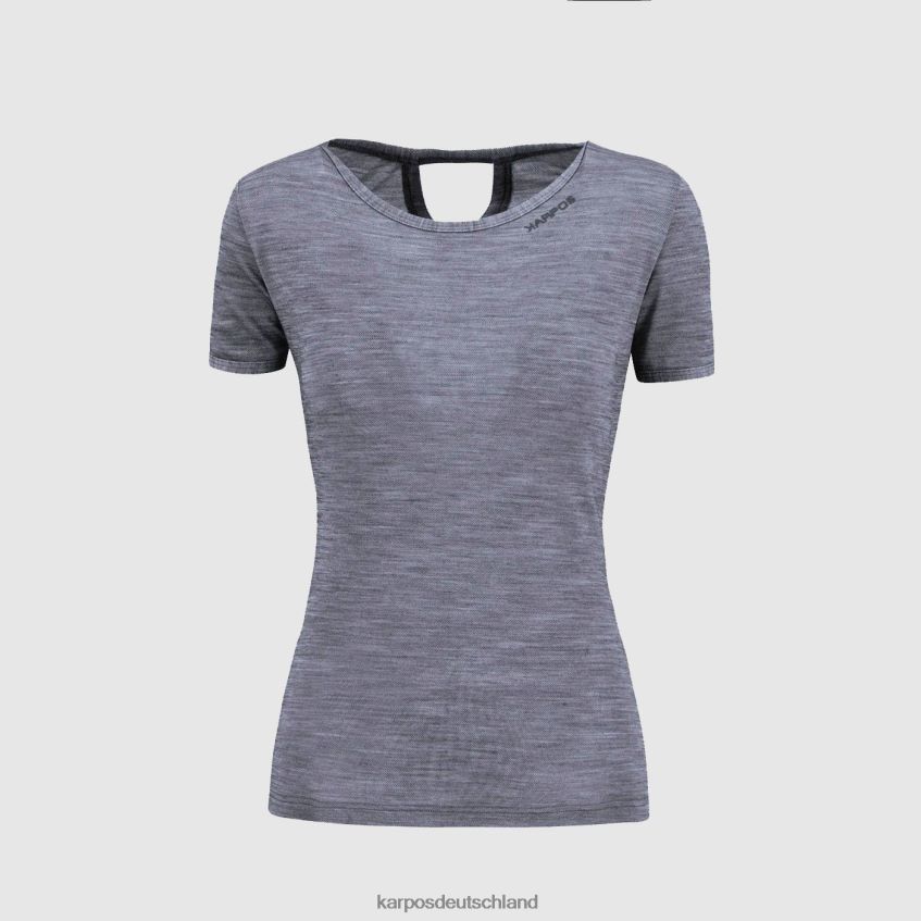 T-Shirt| de Karpos Frauen Verdana Merino W T-Shirt Ombre-Blau ZV820Z1261