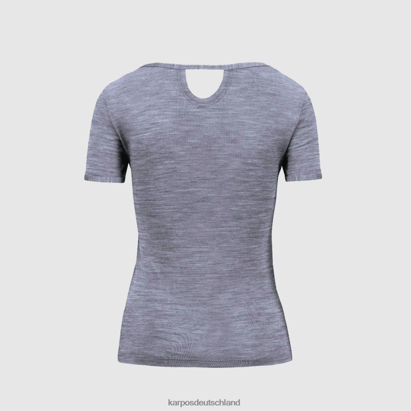 T-Shirt| de Karpos Frauen Verdana Merino W T-Shirt Ombre-Blau ZV820Z1261