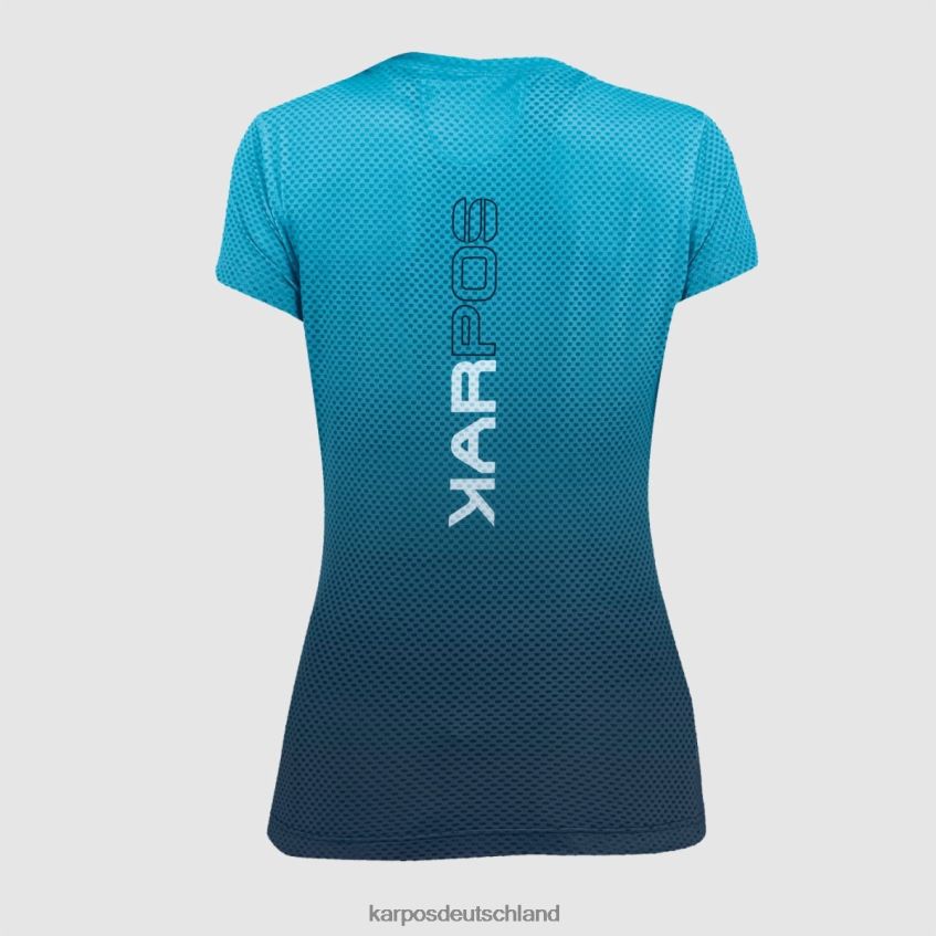 T-Shirt| de Karpos Frauen Verve Mesh W T-Shirt Sky Captain/Blue Atoll ZV820Z1316
