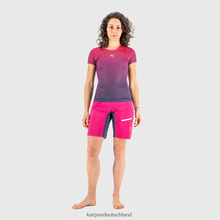 T-Shirt| de Karpos Frauen Verve Mesh W T-Shirt marokkanisches Blau/Bluebird ZV820Z1318