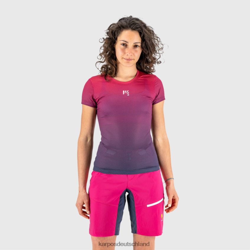 T-Shirt| de Karpos Frauen Verve Mesh W T-Shirt marokkanisches Blau/Bluebird ZV820Z1318