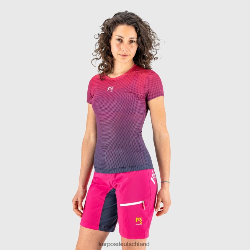 T-Shirt| de Karpos Frauen Verve Mesh W T-Shirt marokkanisches Blau/Bluebird ZV820Z1318