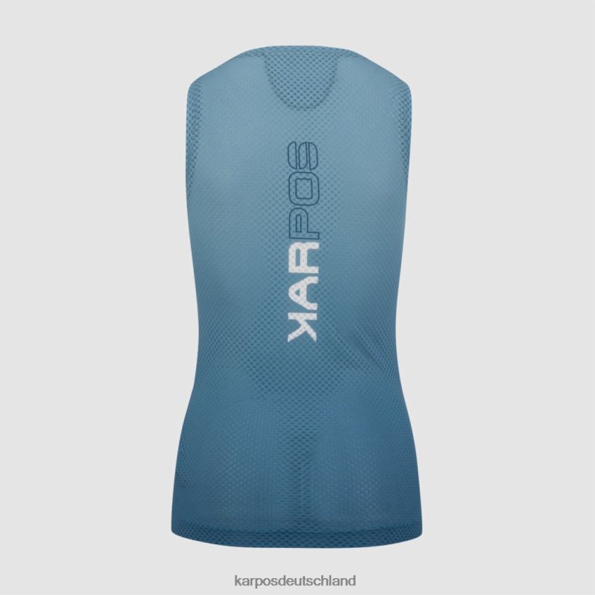 T-Shirt| de Karpos Frauen Verve Mesh w ärmellos Korsar/Adriablau ZV820Z1350