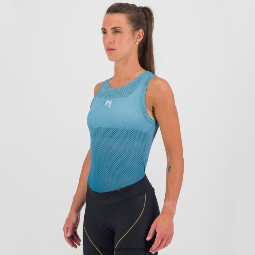 T-Shirt| de Karpos Frauen Verve Mesh w ärmellos Korsar/Adriablau ZV820Z1350