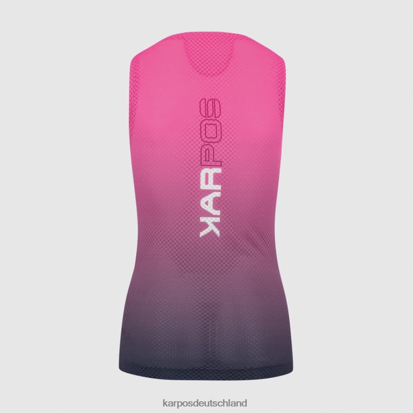 T-Shirt| de Karpos Frauen Verve Mesh w ärmellos Ombreblau/Kabarett ZV820Z1352