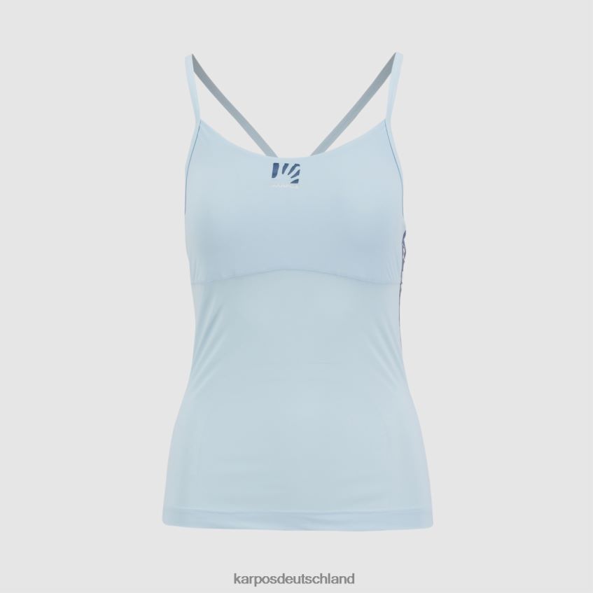 T-Shirt| de Karpos Frauen easyfrizz w top Aquamarin ZV820Z1286