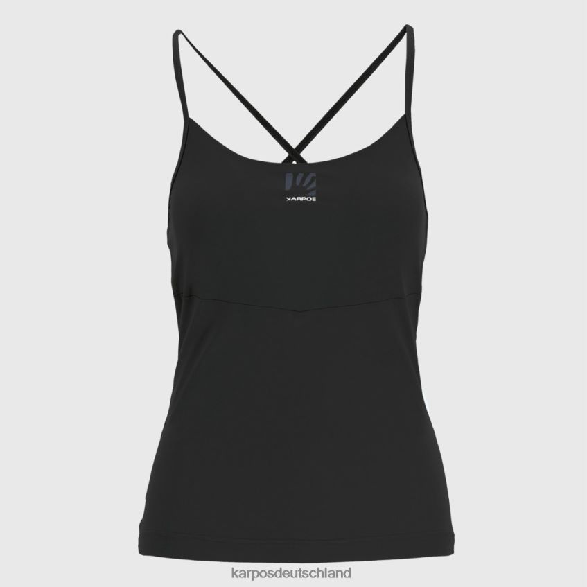 T-Shirt| de Karpos Frauen easyfrizz w top Schwarz ZV820Z1288