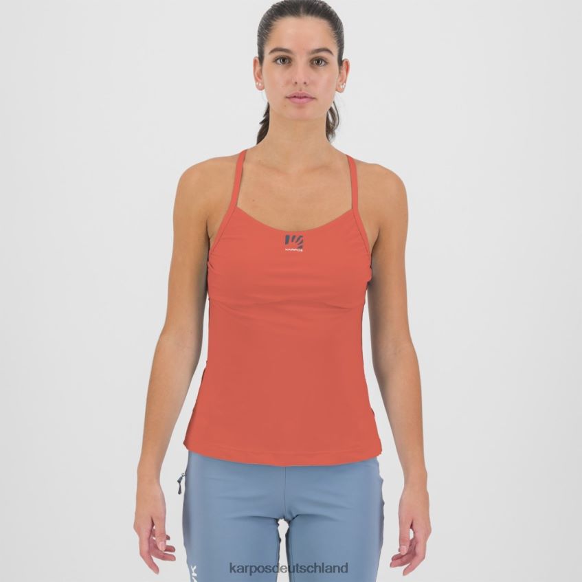 T-Shirt| de Karpos Frauen easyfrizz w top heiße Koralle ZV820Z1290