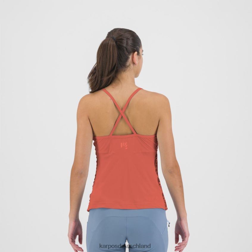 T-Shirt| de Karpos Frauen easyfrizz w top heiße Koralle ZV820Z1290