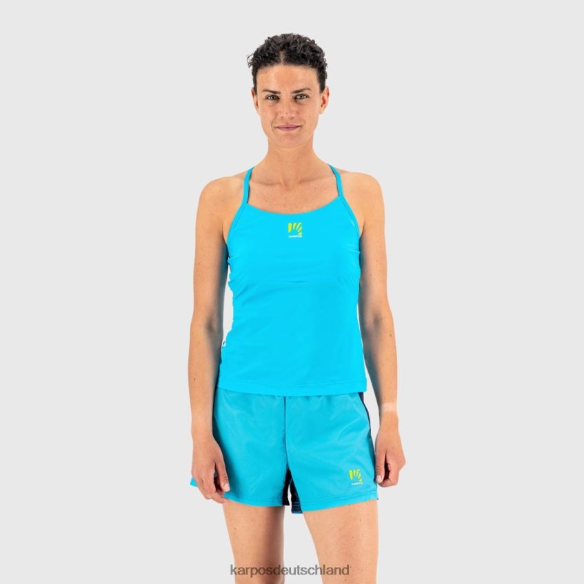 T-Shirt| de Karpos Frauen easyfrizz w top weiß schwarz ZV820Z1289