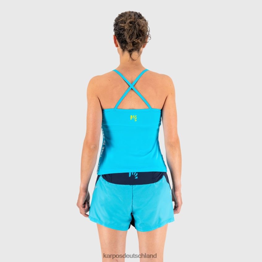 T-Shirt| de Karpos Frauen easyfrizz w top weiß schwarz ZV820Z1289