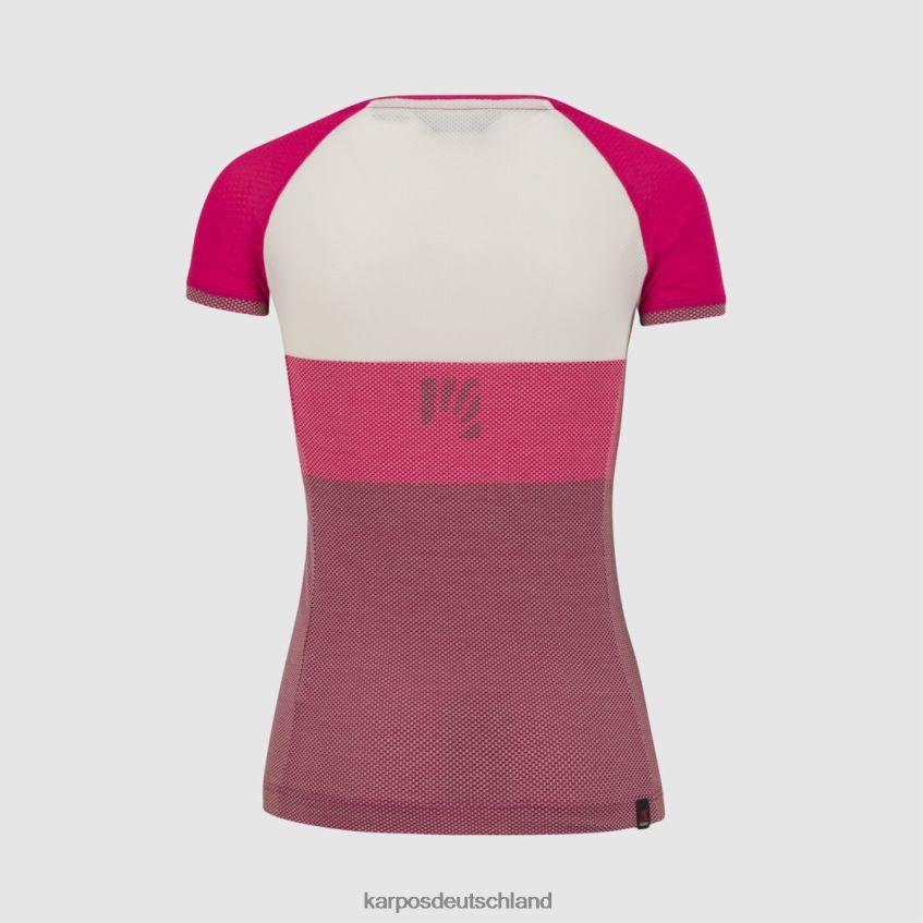 T-Shirt| de Karpos Frauen move evo w trikot Anspielung/Weiß/Kirschen Jubiläum ZV820Z1248