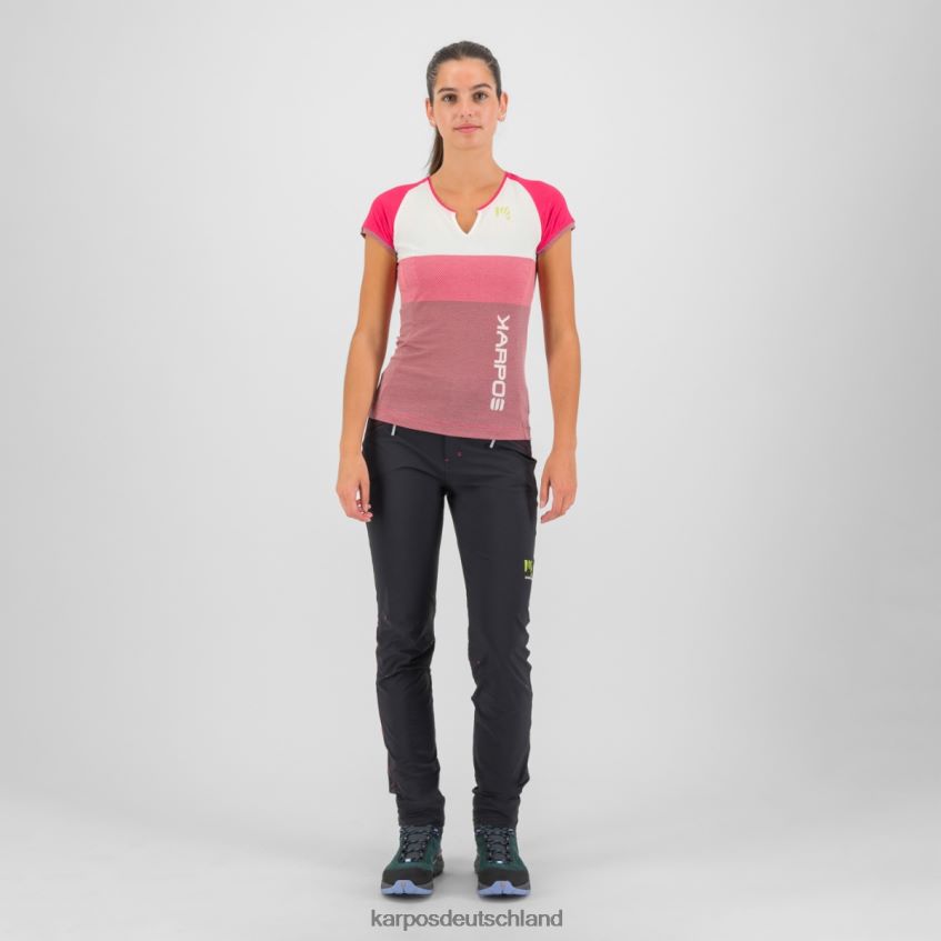 T-Shirt| de Karpos Frauen move evo w trikot Anspielung/Weiß/Kirschen Jubiläum ZV820Z1248