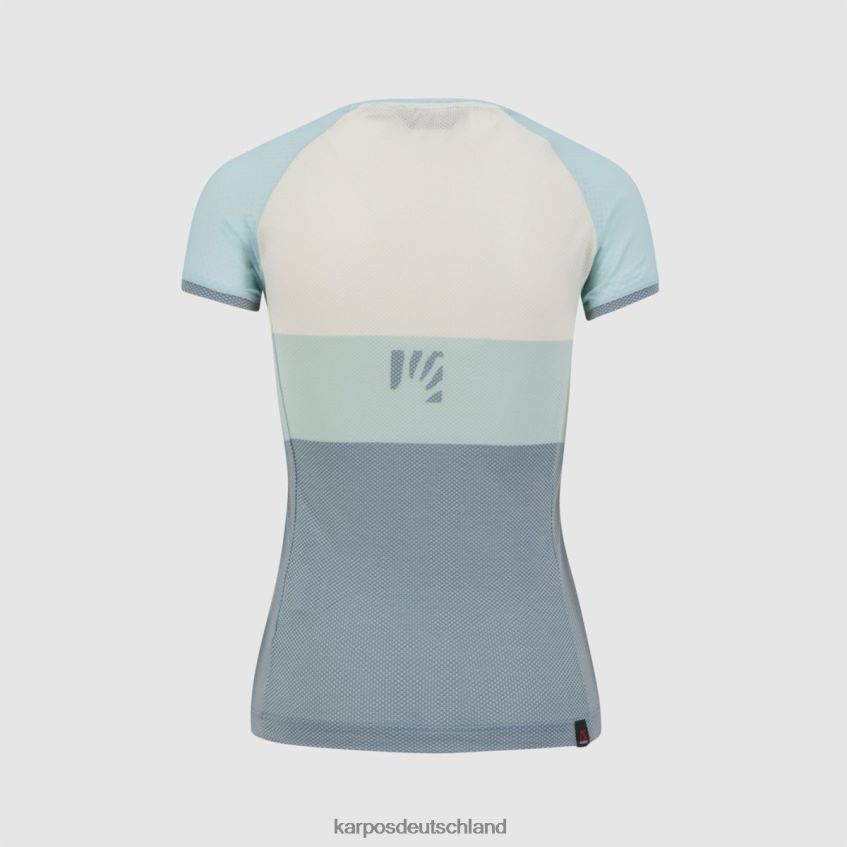 T-Shirt| de Karpos Frauen move evo w trikot Aquamarin/Weiß/Frühlingssee ZV820Z1247