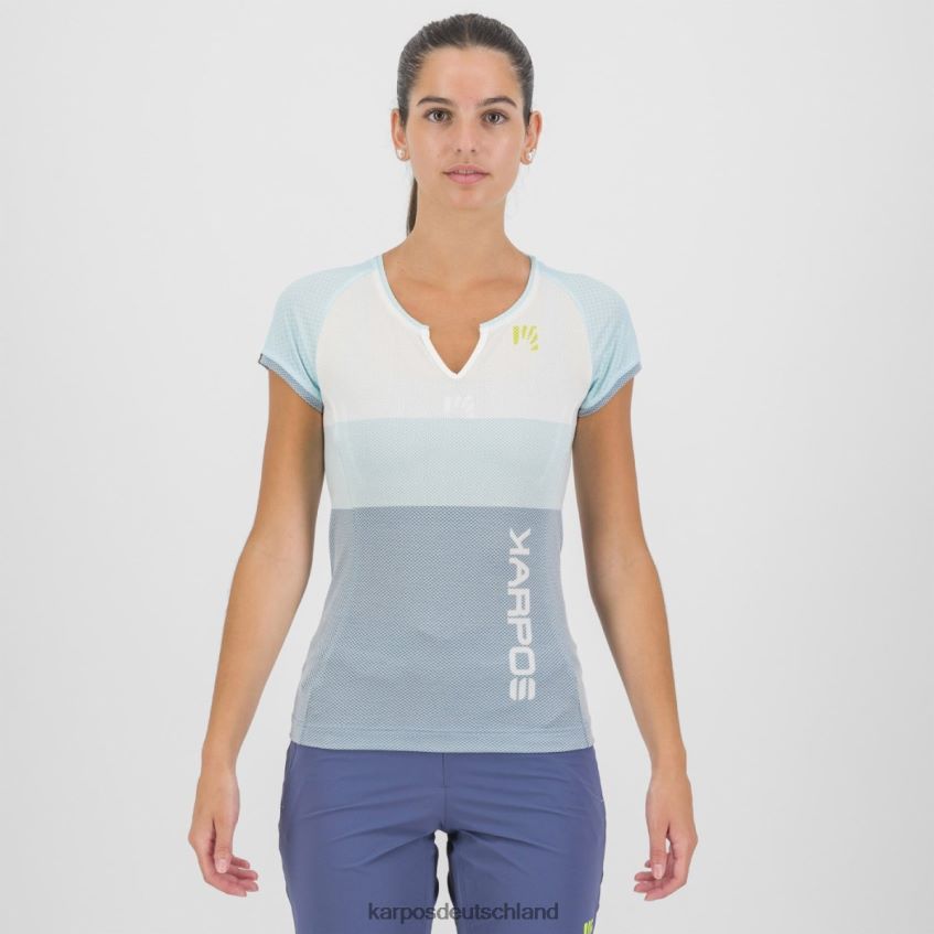 T-Shirt| de Karpos Frauen move evo w trikot Aquamarin/Weiß/Frühlingssee ZV820Z1247