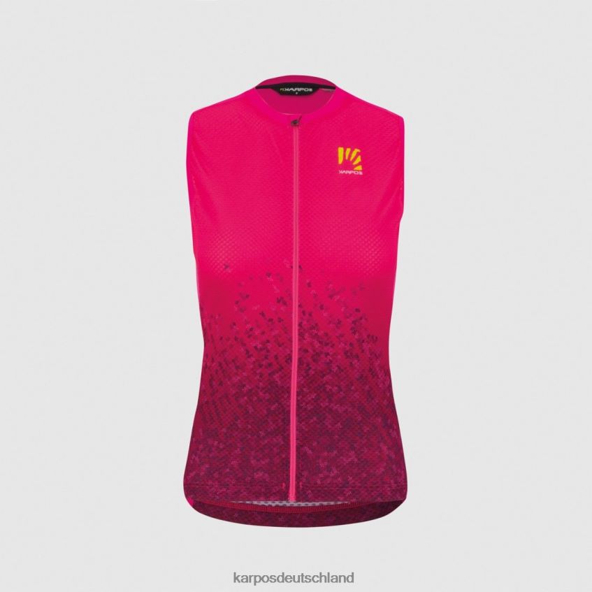 T-Shirt| de Karpos Frauen verve evo w ärmellos Kabarett/Magenta Dunst ZV820Z1235