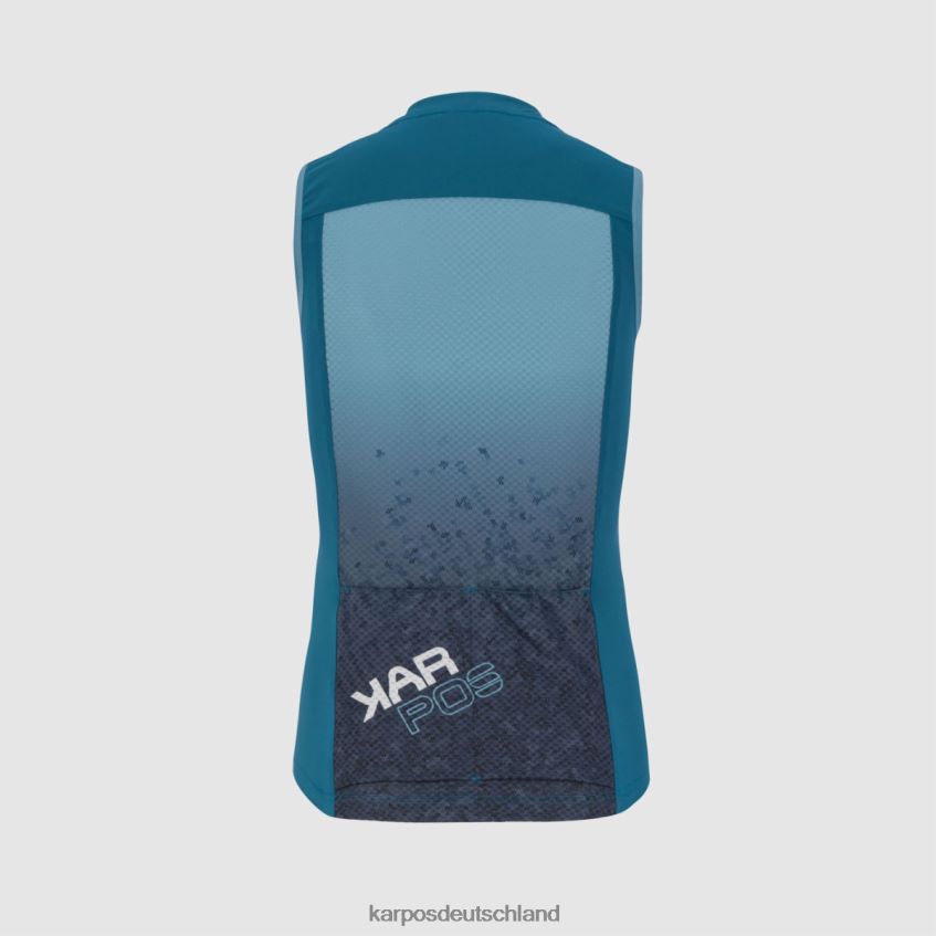 T-Shirt| de Karpos Frauen verve evo w ärmellos Korsar/Adriablau ZV820Z1234