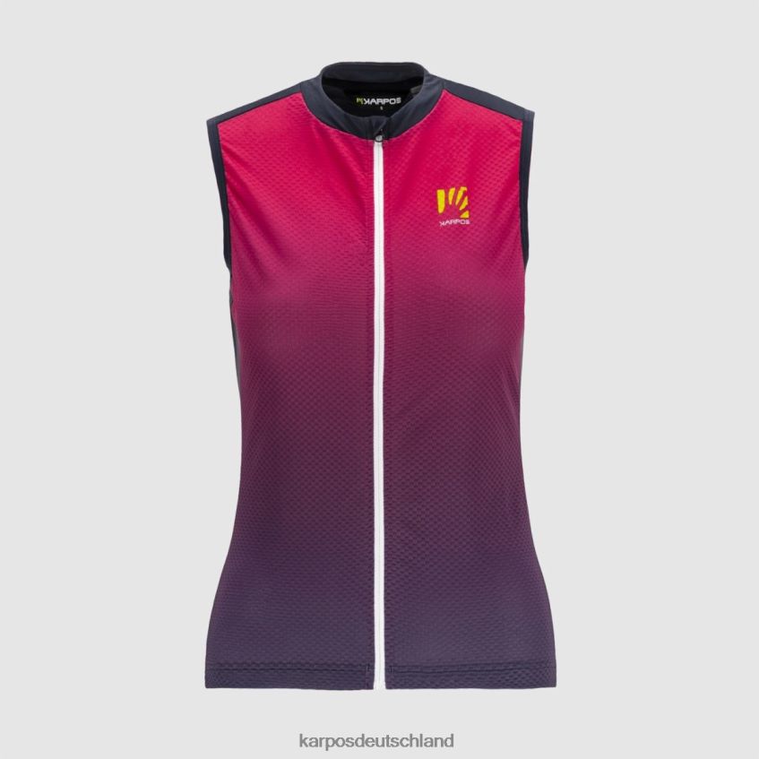 T-Shirt| de Karpos Frauen verve evo w ärmellos Ombreblau/Kabarett ZV820Z1237