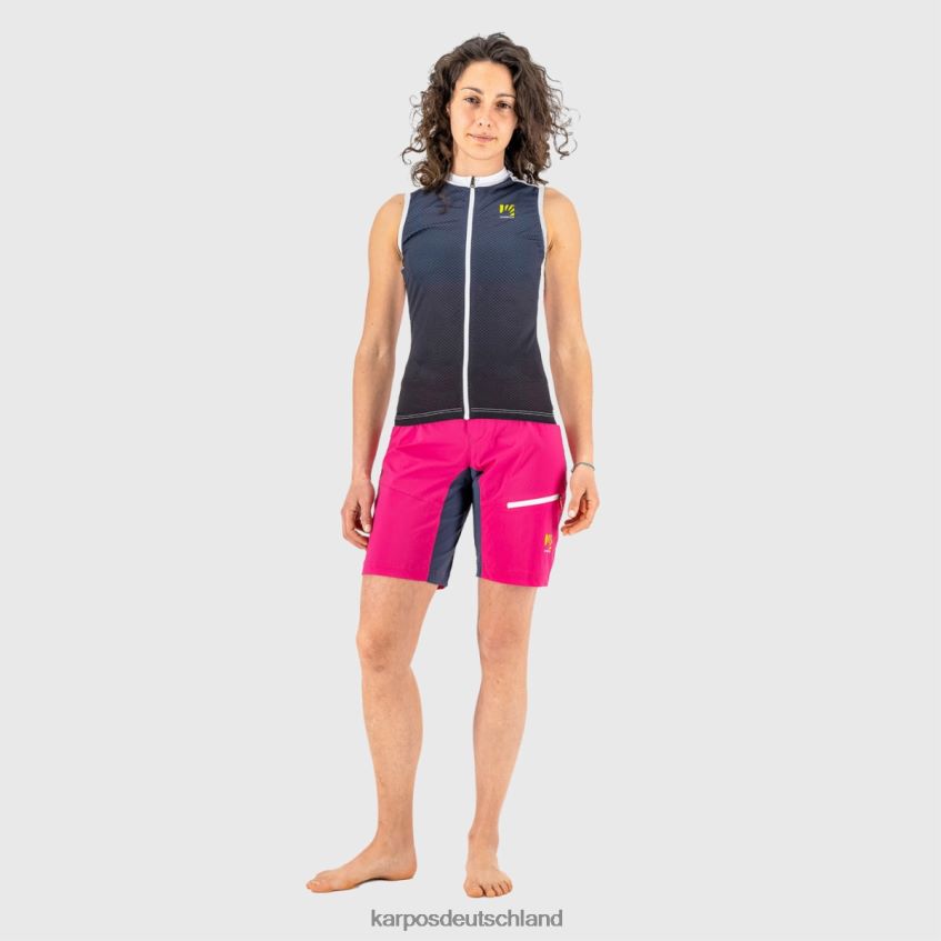 T-Shirt| de Karpos Frauen verve evo w ärmellos Ombreblau/Kabarett ZV820Z1237