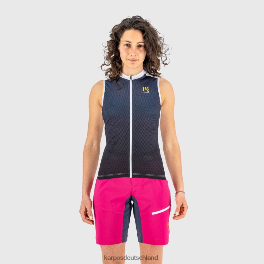 T-Shirt| de Karpos Frauen verve evo w ärmellos Ombreblau/Kabarett ZV820Z1237