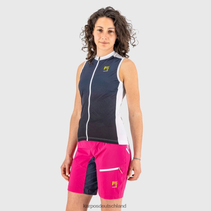 T-Shirt| de Karpos Frauen verve evo w ärmellos Ombreblau/Kabarett ZV820Z1237