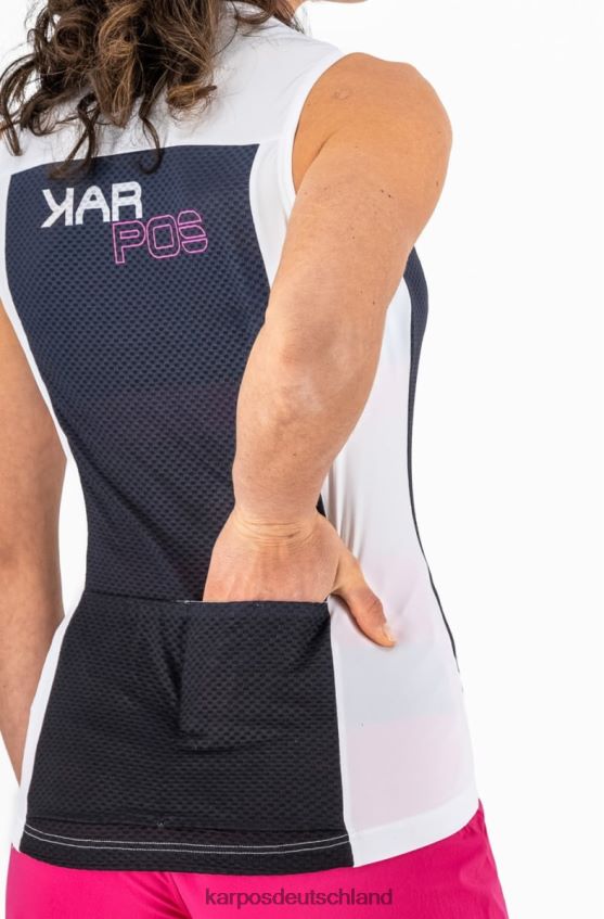 T-Shirt| de Karpos Frauen verve evo w ärmellos Ombreblau/Kabarett ZV820Z1237